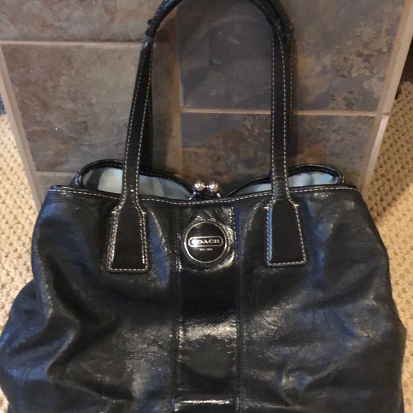 Coach Handbags - Coach Black Leather Purse